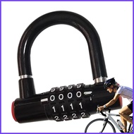 Lock with Code Number Combination Lock Waterproof Padlock Anti-Theft Bike Wheel Locker for Scooters 