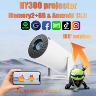 Hy300 Pro Wifi Bluetooth Cinema Android Mini Led Small Projector projektor 4K Android 13 Mini 1080P