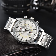 Iwc IWC Trendy Fashion Wrist Watch Stainless Steel Dial Casual Durable All-Match Waterproof Men's Watch Watch