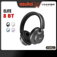 Vinnfier Elite 8 BT Wireless Bluetooth 5.4 Headphones with 21H Playtime & AUX Support Strong Bass