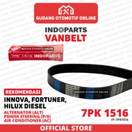 Fanbelt Fanbelt ALT AC Kijang Innova Diesel Fortuner Hilux Diesel 7PK 1516 Indoparts