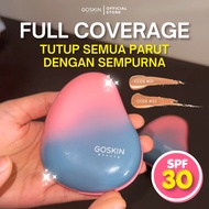 GOSKIN CUSHION FOUNDATION Glow Perfect Full Coverage 15g mesra wuduk
