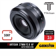 TTArtisan 27mm f2.8 Auto Focus เลนส์ FUJI / Sony / NIKON Z Pancake ( 27 mm f 2.8 STM X-Mount ออโต้โฟ