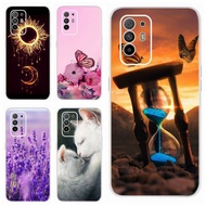 For Oppo Reno5 Z Case CPH2211 Stylish Painted Soft Silicone Phone Cover For Oppo Reno5 Z Reno 5Z Reno5Z Casing