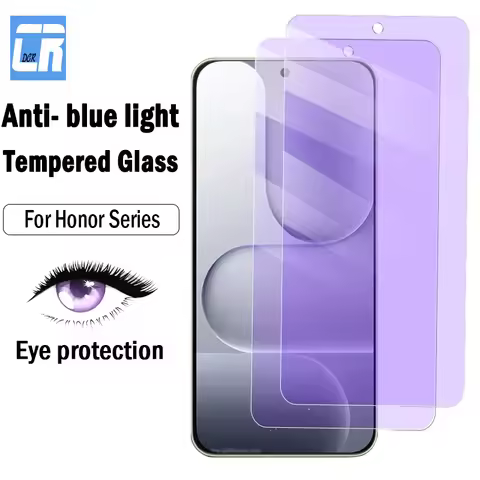 2-4pcs Anti Blue Light Tempered Glass for Honor 500 Pro 400 Smart Win RT Screen Protector for Magic 