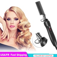 Professional Hair Straighteners Hot Comb Hair Straightener Electric Hot Heating Flat Iron Titanium Alloy Hair Curler for Women
