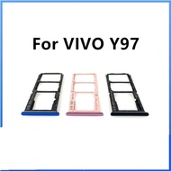 For VIVO Y97 V11 Sim Card Tray For Y97A V11i Sim Card Slot Holder Card Holder Reader SD Slot Adapter