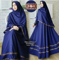 SYARII SONGKET baju gamis dress muslim terbaru jumbo motif bunga murah