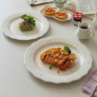 [siggi] COQUETTE Plate Ribbon-Shaped Plate/ Korean Aesthetic Plate/ Dessert Plate/ Aesthetic Plate/