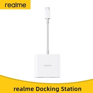 realme Docking Station Type C To USB HDMI-CompatibleFor Mac OS Windows Linux Android IOS