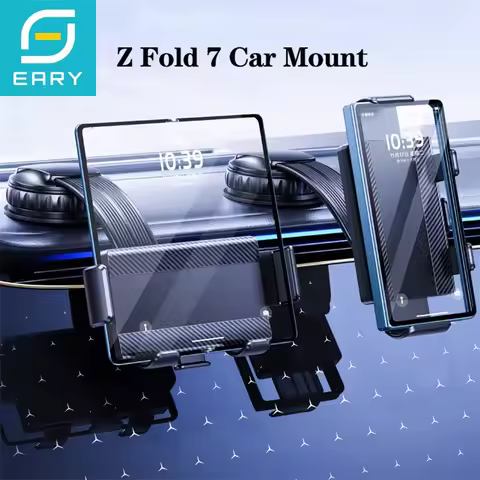 Car Mount Fold 7 Eary for Z Fold 7 6 5 4 Car Phone Mount Dashboard Phone Stand Bracket for iPhone 17