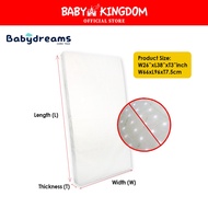 Babydreams High Density Anti-Dust Mite Foam Mattress-26x38x3"/66x97x7.6cm(Joie/Graco/Baby Trend/Nuna