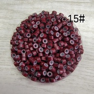 Hair Extensions Micro Rings 5*3*3mm 100PCS Silicone Lined Micro Rings nano rings hair extensions too