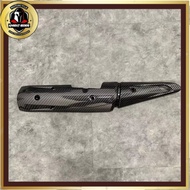 [CARBON] MUFFLER COVER Y15ZR EXHAUST MUFFLER PROTECTOR COVER Y15 Y15Z 15Z 15ZR EKZOS COVER