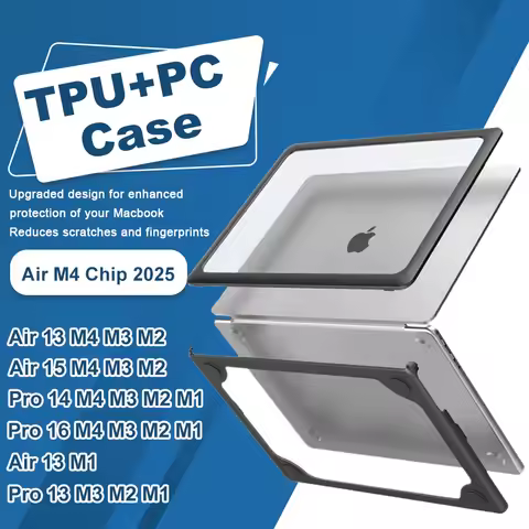 Laptop Case For Macbook Air 13 inch M4 M3 M2 2025 2022 TPU Sleeve For Macbook Air 15 M4 2025 Case Fo