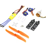 A2212 2212 2200KV Brushless Motor 30A ESC Motor 6035 Propeller SG90 9G Micro Servo for RC Fixed Wing