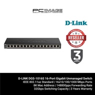 D-LINK DGS-1016S 16-Port Gigabit Unmanaged Switch