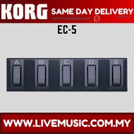 Korg EC-5 5 Switch External Foot Controller Multi Function Pedalboard For Korg Arranger Keyboards (E