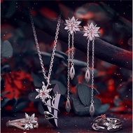 Douluo Continent Anime Soul Land Peripheral Love Heartbroken Red Xiaowu Pendant Earrings Necklace Je