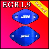 EGR Cover Plate D-Max 1.9 blurpower Aluminum Work Blue Color