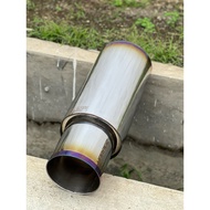 (PROMO) Muffler L-01 V3 SE Harace Exhaust Tube 5.5 Inch Tip 4.5 Inch