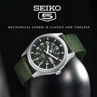 SEIKO 5 SNZG15 นาฬิกาข้อมือผู้ชาย สายผ้าใบ ออโตเมติก