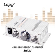 BEST SELLER Lepy HiFi Mini Stereo Amplifier Treble Bass Booster 2A 12V / amplifier mini full bass su