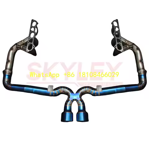 SlPerformance Muffler Catback for Porsche 911 991.1 991.2 Gt3/rs Vacuum Titanium Exhaust Pipe Auto E