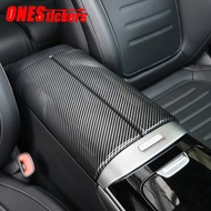 Car Accessories Central Armrest Box Panel Trim Cover Decorative Frame For Mercedes Benz C Class W206