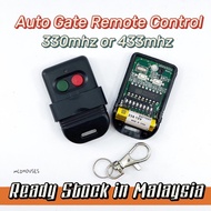 [ReadyStock]Auto Gate AutoGate Door Remote Control 330 MHZ &amp; 433 MHZ