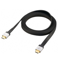 Ready stock* Sony 2m Ver1.4 Flat High speed HDMI Cable 3D HD PS3 PS4 XBOX 1080P TV DLC-HE20HF