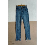CM size S Skinny Jeans Soft Stretch Fabric New Condition Waist 23-24 Hips 30 To 34 Length 35 Inches