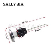 Motorcycle Modified Oil Dipstick 110cc125cc Modified CNC Aluminum Alloy Long Needle Thermometer Oil 