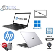 ( Window 11 Pro Refurbished i5 8th Generation) HP PROBOOK 440 G5 / 8GB - 16GB DDR4 RAM / 128GB - 1TB