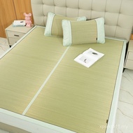 Natural Foldable Rattan Mat Double-Sided Cool Mat Dormitory Thickened Household Student Bamboo Mat T