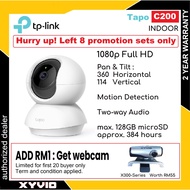 TP-Link Tapo C200 1080p | C210 3MP | C310 3MP | C320WS 4MP FULL HD 1080P 2K Wifi Home IP Camera w/mi