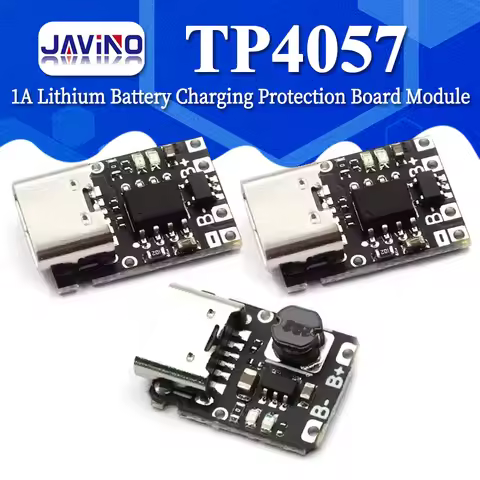 Type-C USB TP4057 1A Lithium Battery Charging Protection Board Module Polymer Battery Over TP4056 Wi