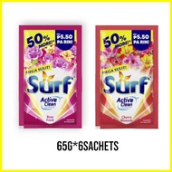 ◸ ▧ ✈ SURF DETERGENT POWDER 65G* 6SACHETS