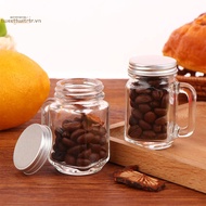 TRTR 1Pc 40ml Jam Honey Jar Portable Leakproof Coffee Milk Juice Bottle With Lid Home Party Bar Vodk