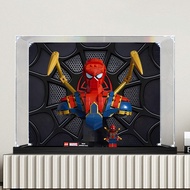 [Transparent Display Box] Acrylic Display Box Suitable for Lego 76326 Iron Spiderman Bust Figure Sto