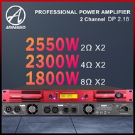 AmpAudio Power Amplifier 1800W 2 channel - DP2.18