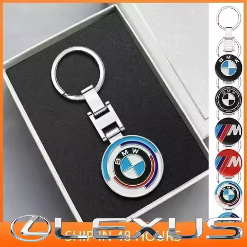 /1pcs Metal Logo Key Chain Luxury Car Keychain For BMW M 1 3 4 5 6 7 Series X1 X3 X4 X5 X6 X7 G20 G3