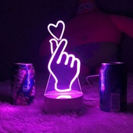 Seonjin Finger Heart Mood Light