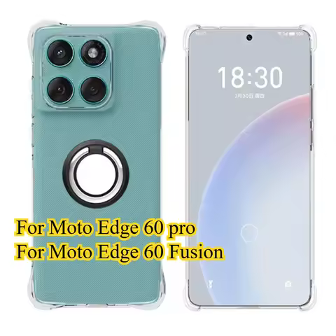 For Moto Edge 60 Pro Edge60 Fusion Case Magnetic Ring Holder Cover for Motorola Edge 60S 50 Neo Tran