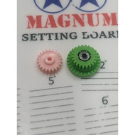 Aoda double bearing gear set