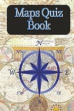 Maps Quiz Book: Trivia book with Easy-to-Read Print about Maps, Geography, Cartography and More| 6×9
