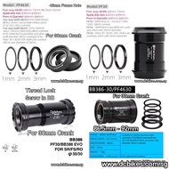 Aluminum PF30 BB386 30mm Series Press Fit Bottom Bracket BB