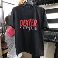 Kaos Dexter Slice Of Life Tshirt Material 100% Cotton Casual T-SHIRT Size S M L XL XXL 3XL 4XL