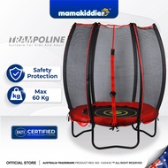 Trampolin Kanak Kanak Kids Trampoline Jumper Indoor Outdoor Children Bouncer Jumping Bed Trampolin K