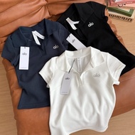 Alo Women's Sports Polo Shirt - Slim Fit